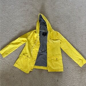 American Eagle Outfitters Bright Yellow Hooded Jacket